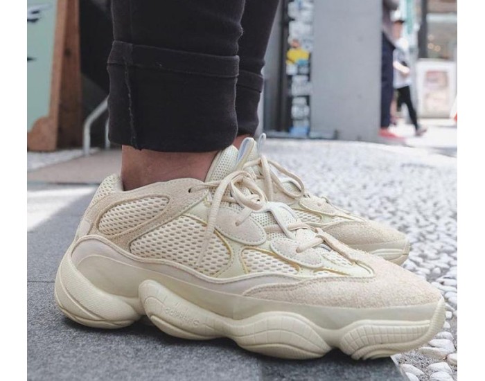 Adidas Yeezy Boots 500 Bone White