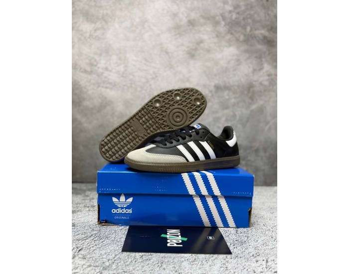 Adidas Samba Vegan Black White Grey