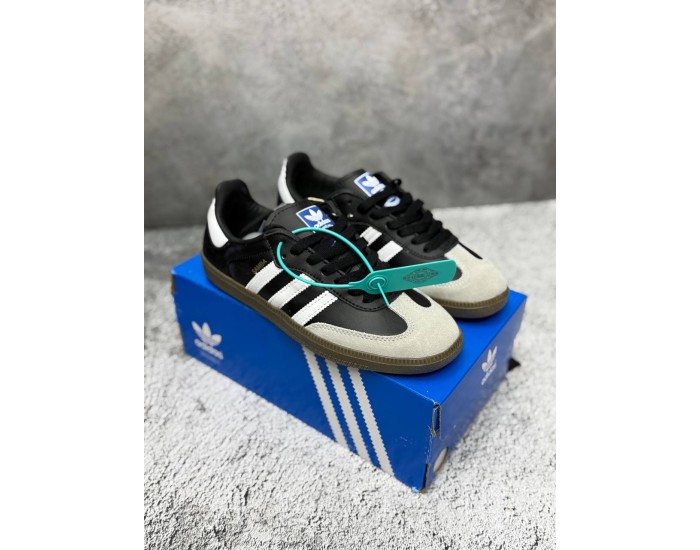 Adidas Samba Vegan Black White Grey