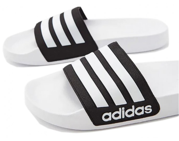 Adidas Adilette Shower белые с черным