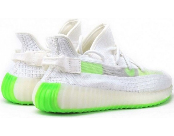 Adidas Yeezy Boost 350 V2 White Green Big Size