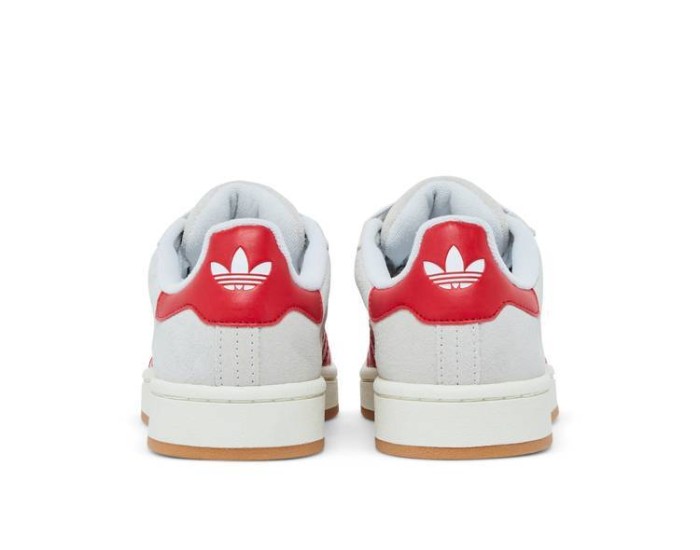Adidas Campus 00s Crystal White Scarlet