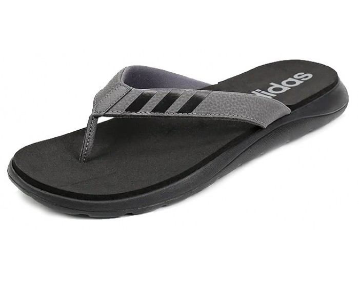 Adidas Comfort Flip Flop черные с серым