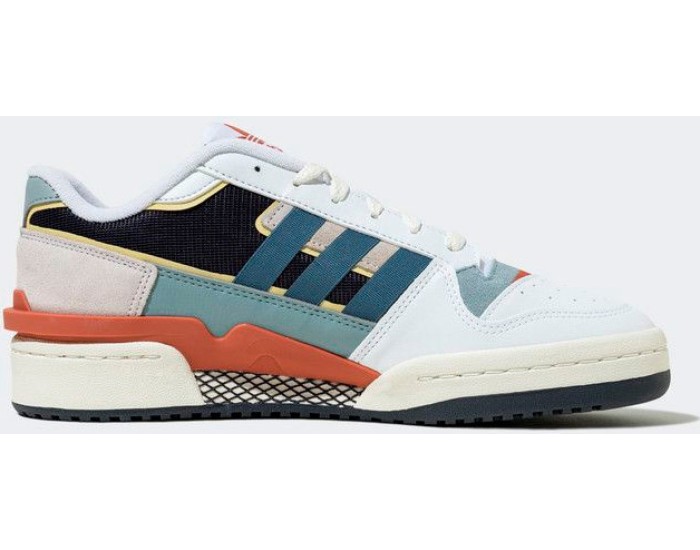 Adidas Forum Exhibit Low White Blue Red