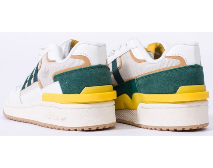 Adidas Forum Exhibit Low White Green Yellow