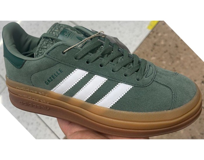 Adidas Gazelle Triple Sole Deep Green