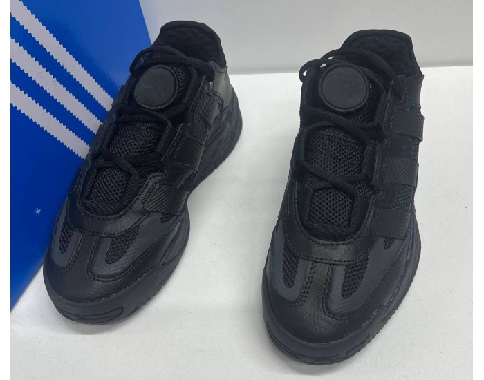 Adidas Niteball All Black с мехом