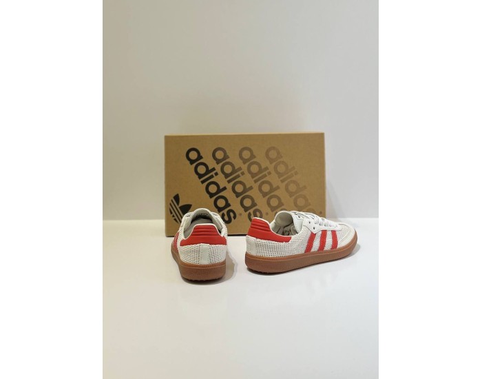Adidas Samba OG Crystal White Preloved Red
