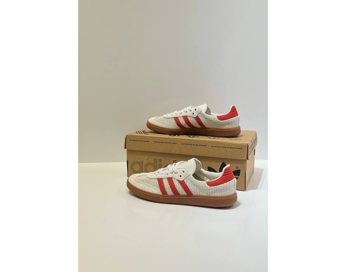 Adidas Samba OG Crystal White Preloved Red