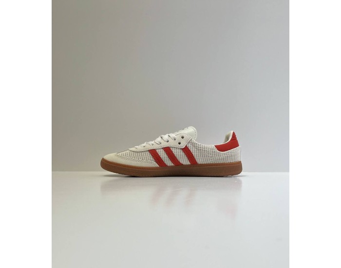 Adidas Samba OG Crystal White Preloved Red