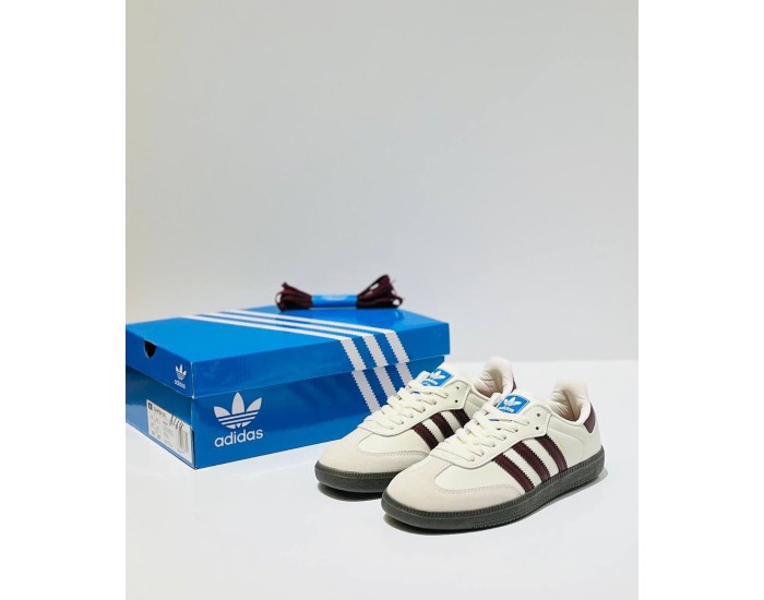 Adidas Samba OG Off White Maroon