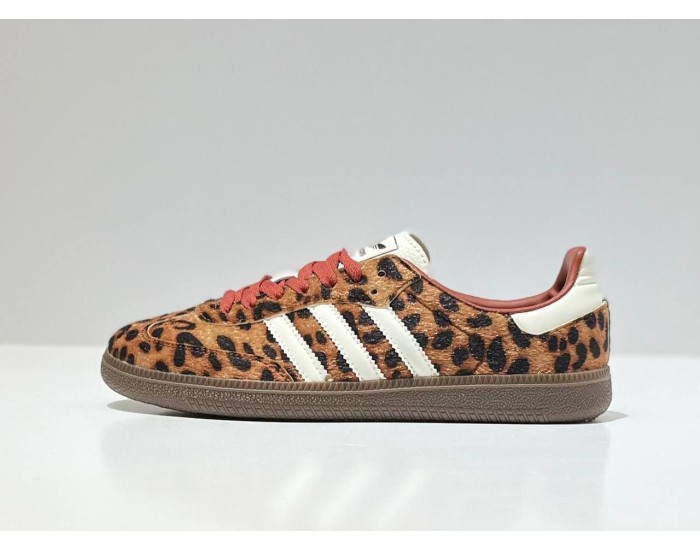 Adidas Samba OG Preloved Red Leopard