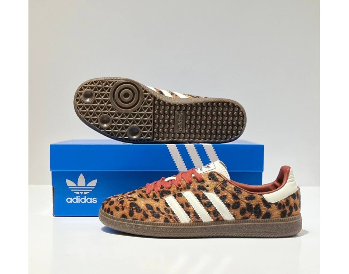 Adidas Samba OG Preloved Red Leopard