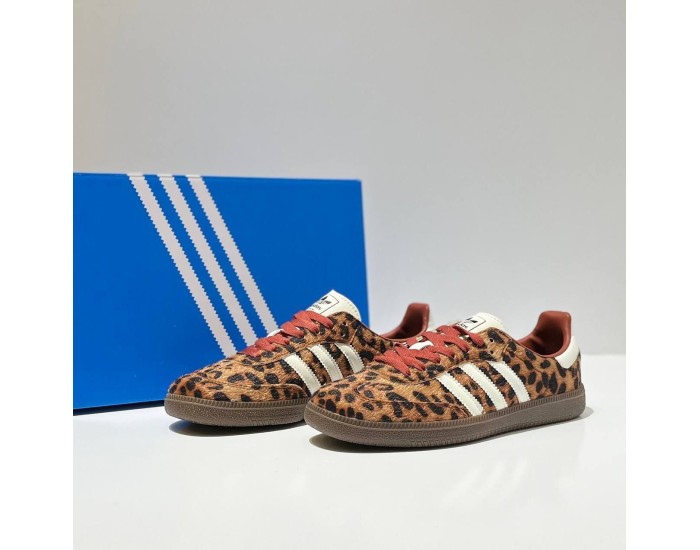 Adidas Samba OG Preloved Red Leopard