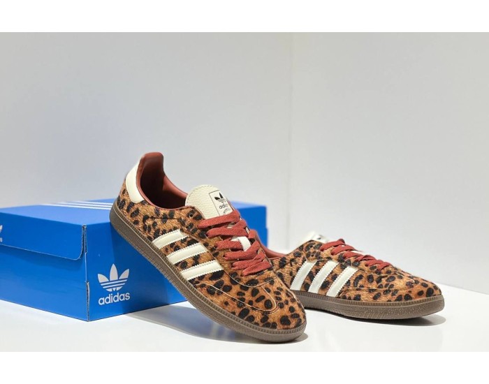 Adidas Samba OG Preloved Red Leopard