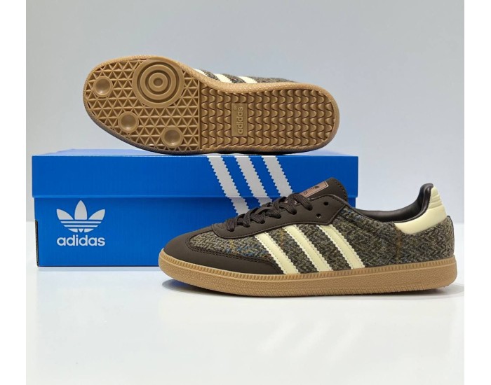 Adidas Samba OG Tweed Pack Dark Brown