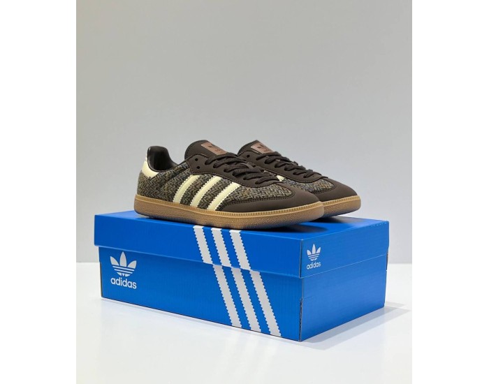 Adidas Samba OG Tweed Pack Dark Brown