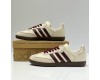 Adidas Samba OG Wonder White Maroon