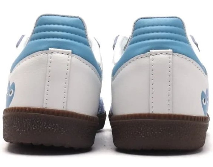Adidas Samba x Comme Des Garcons Blue Hearts