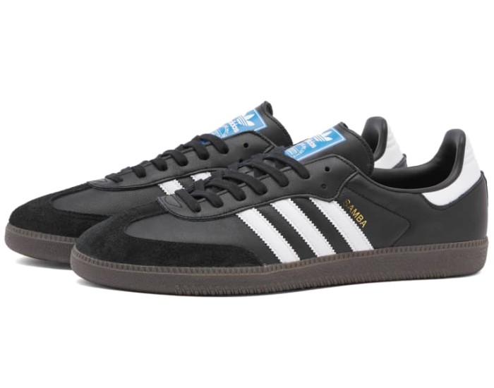 Adidas Samba Black White Leather