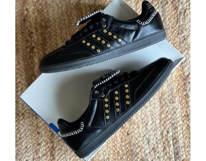 Adidas Samba x Wales Bonner Triple Black Gold