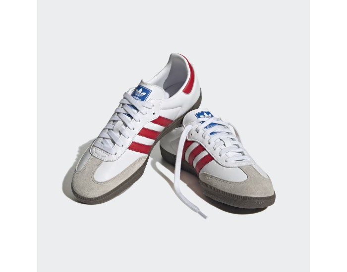 Adidas Samba White Red