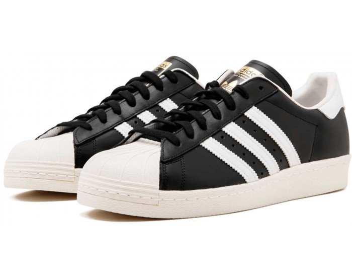 Adidas Superstar 80s Black White