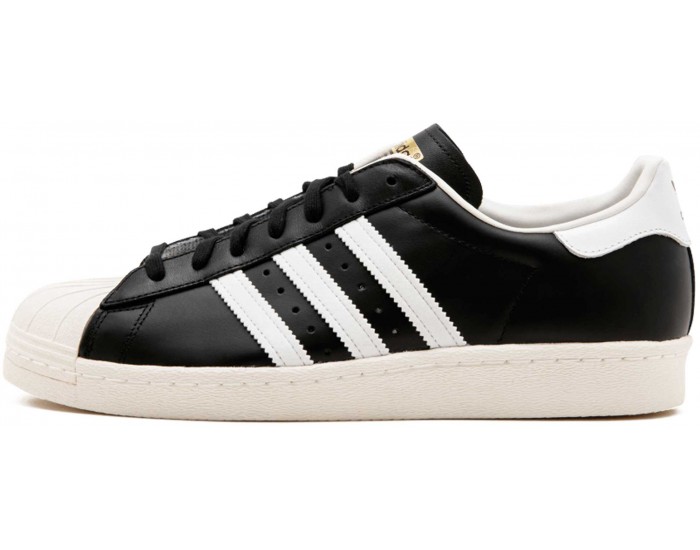 Adidas Superstar 80s Black White