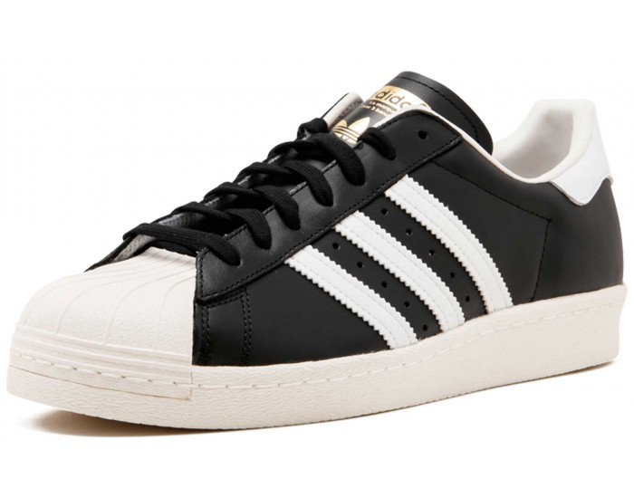 Adidas Superstar 80s Black White