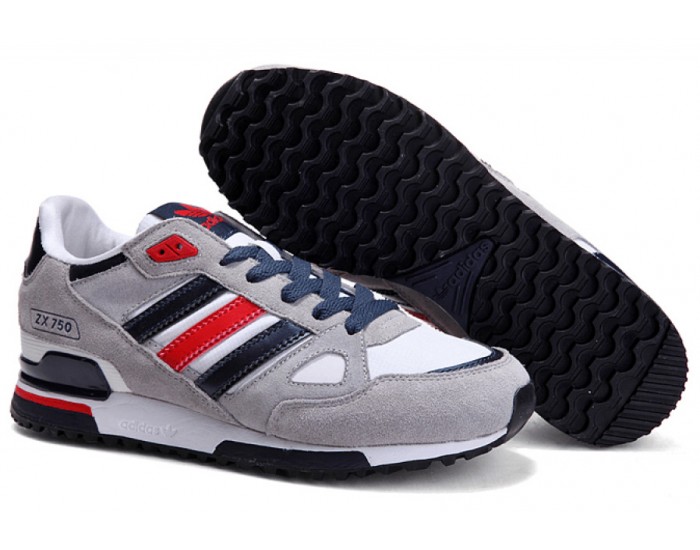 Adidas ZX 750 Cеро-красные