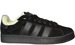 Adidas Campus 00s All Black с мехом